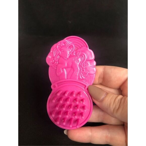 mlp my little pony mcdonalds happy meal brush pink 2005 hasbro 3in kidcore - Picture 3 of 5